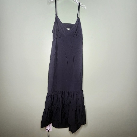 A New Day Sleeveless Tiered Maxi Sundress Black Adjustable Strap Open Back XXL - Picture 8 of 12